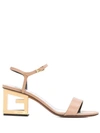 Givenchy Strappy Sandals Sandale Triangel In Neutrals
