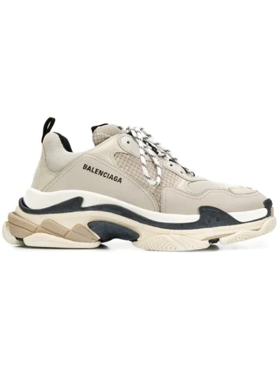 Balenciaga Triple S Sneakers In Neutrals