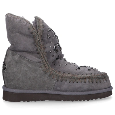 Mou Ankle Boots Grey New Stones