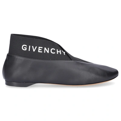 Givenchy Ankle Boots Rivington Smooth Leather Logo Black