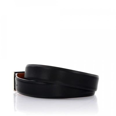 Santoni Men´s Belt Leather In Black