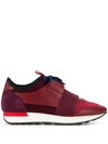 Balenciaga Low-top Sneakers Race Runner In Red