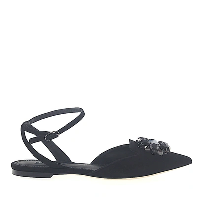 Dolce & Gabbana Strappy Sandals In Black