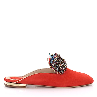 Elie Saab Mules Classic In Red