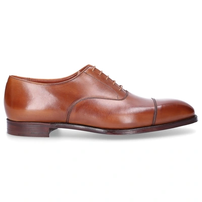 Crockett & Jones Business Shoes Oxford Audley Calfskin In Beige
