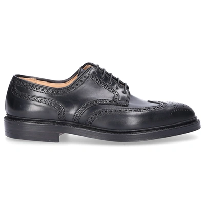Crockett & Jones Business Shoes Budapester Cordovan Leather In Black