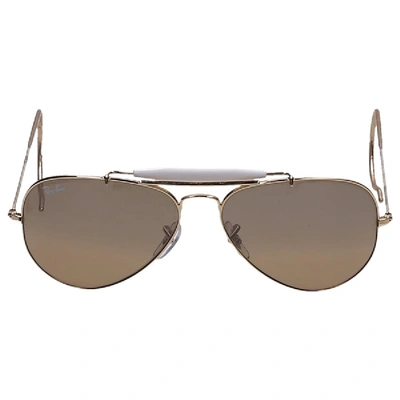 Ray Ban Unisex Sunglasses Aviator 3029 181 Metal Gold