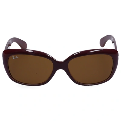 Ray Ban Women Sunglasses Rectangular 4101 Bordea Nylon Bordeaux