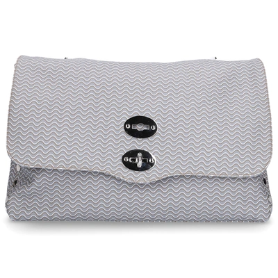 Zanellato Women Handbag Mariposa Leather Logo Grey
