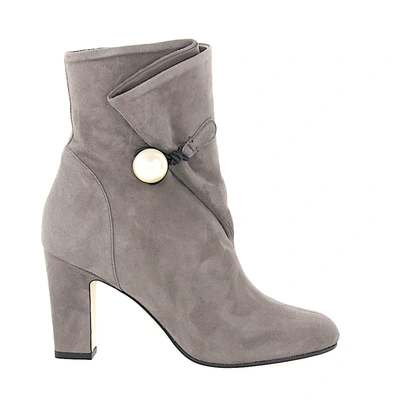 Jimmy Choo Ankle Boots Grey Bethanie 85