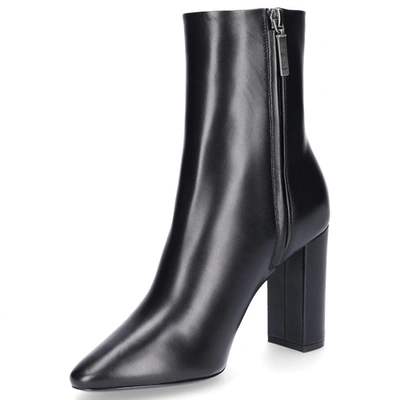 Saint Laurent Ankle Boots Vendome  Nappa Leather Logo Black