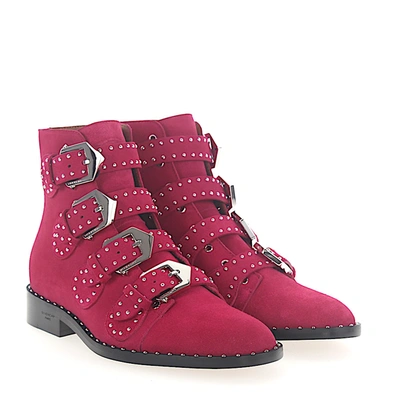 Givenchy Cowboy-/ Biker Ankle Boots In Pink
