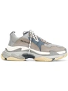 Balenciaga Triple S Retro Sneaker In Grey