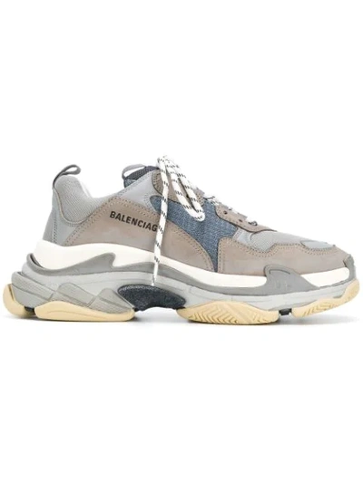 Balenciaga Triple S Retro Sneaker In Grey | ModeSens
