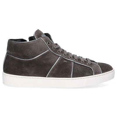 Santoni High-top Sneakers 60429 In Grey