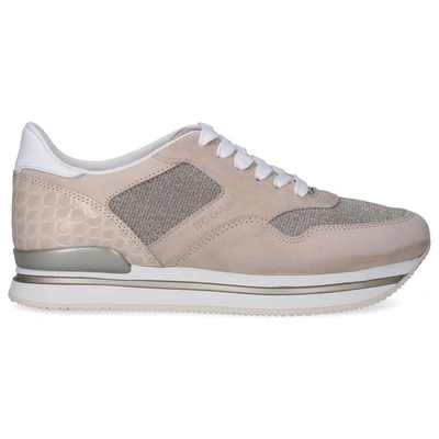 Hogan Low-top Sneakers H222 In Beige