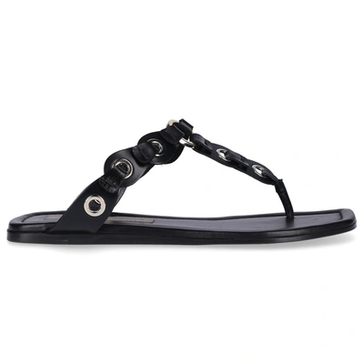 Agl Attilio Giusti Leombruni Flip Flops D638028 In Black