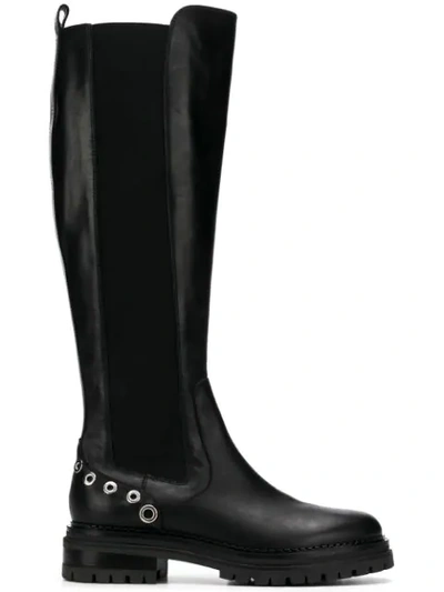 Sergio Rossi Boots Black A82960 In 1000 Nero