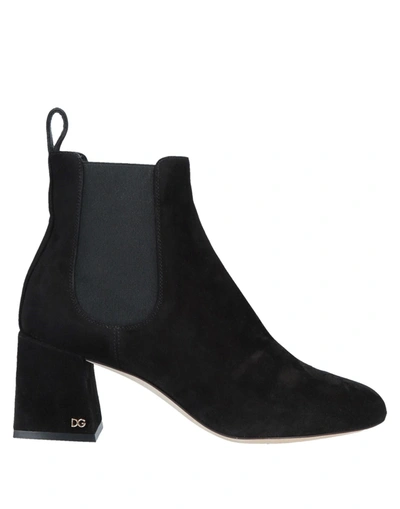 Dolce & Gabbana Ankle Boots Black Vally