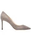 Jimmy Choo Pumps Romy 85 Suede Grey