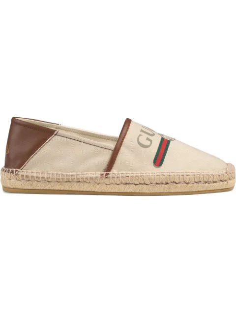 gucci canvas espadrilles