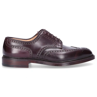 Crockett & Jones Men Business Shoes Budapester Lincoln In Red