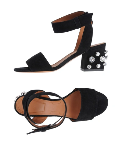 Givenchy Strappy Sandals In Black