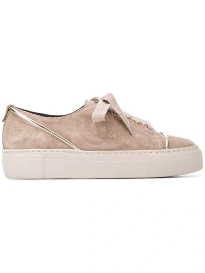 Agl Attilio Giusti Leombruni Low-top Sneakers D925139 Suede In Neutrals