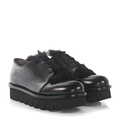 Agl Attilio Giusti Leombruni Lace Up Shoes D717012 In Black