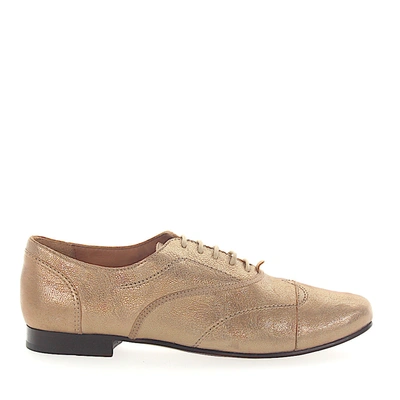 Lanvin Lace Up Shoes In Gold
