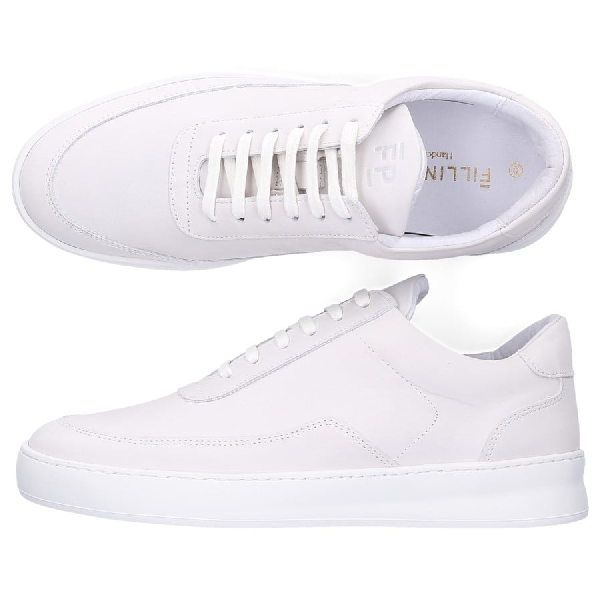 plain white designer sneakers