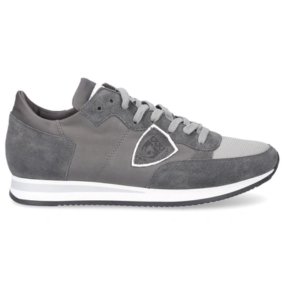 Philippe Model Leather Sneakers Tropez In Grey