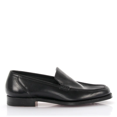 Crockett & Jones Slip-on Shoes In Black