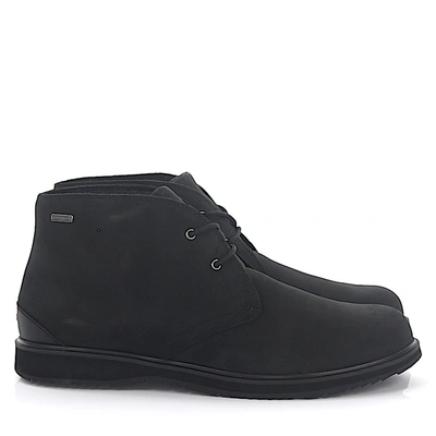 Swims Boots Barry Chukka Classic Nubuck Leather Black