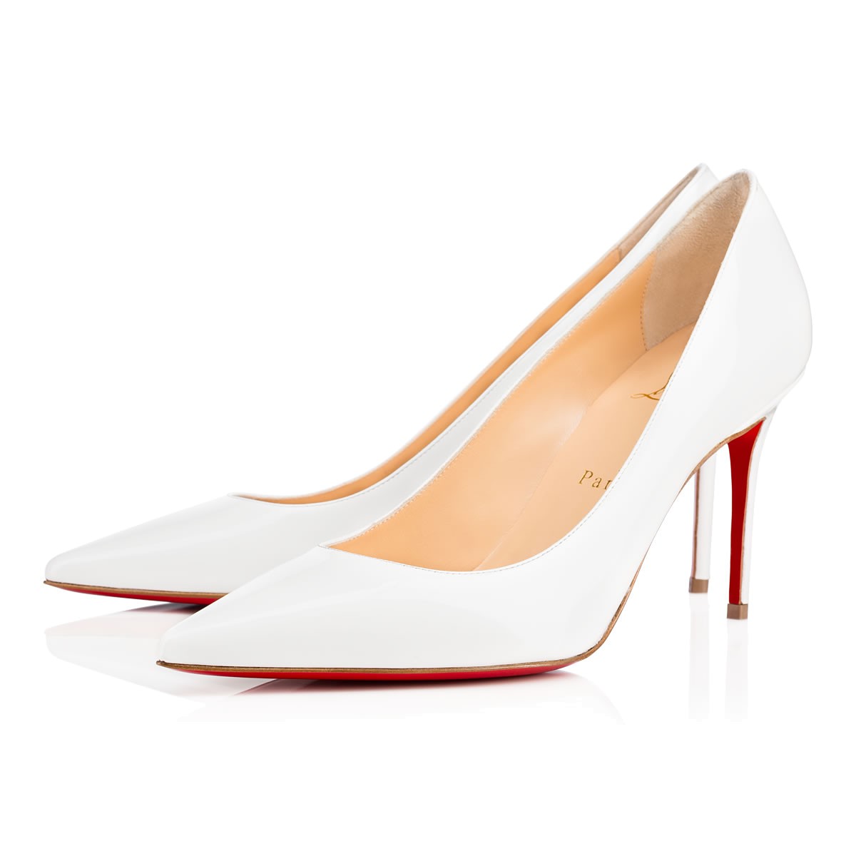 Christian Louboutin Decollete 554 In White | ModeSens