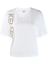 Kenzo Logo Sport Boxy Short-sleeve T-shirt In White