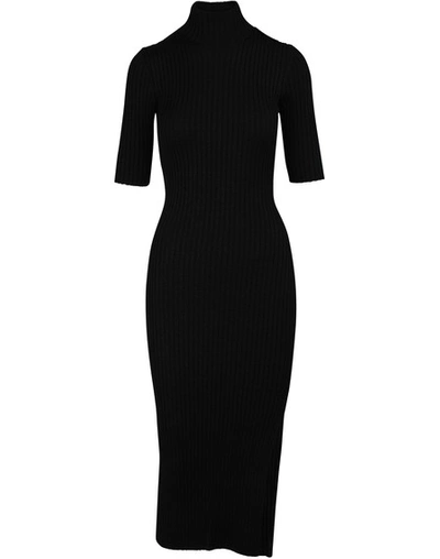 Balenciaga Short-sleeved Bodycon Dress In 1000