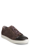 Allen Edmonds Cooper Sneaker In Brown Suede/ Nappa