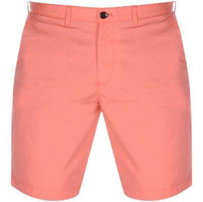 Michael Kors Washed Poplin Classic Fit Shorts In Pink