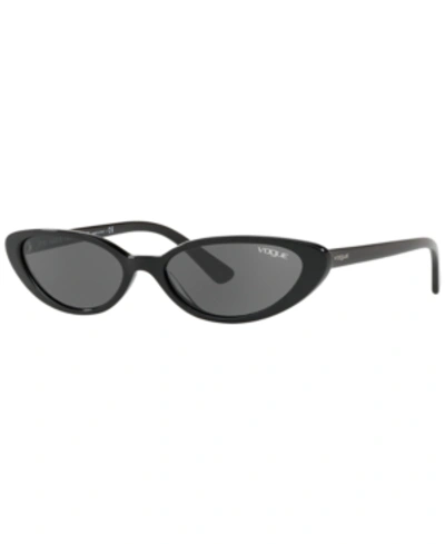 Vogue Women's Gigi Hadid For  Slim Cat Eye Sunglasses, 52mm In Grey-black