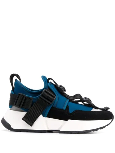 Mm6 Maison Margiela Safety Sneakers In Blue