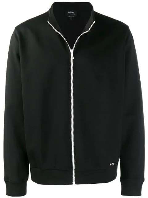 A.p.c. Track Jacket In Black | ModeSens