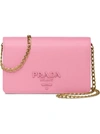 Prada Small Monochrome Crossbody Bag - Pink In Petalo