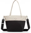 Mz Wallace Mini Soho Tote In Dune And Black Color Block