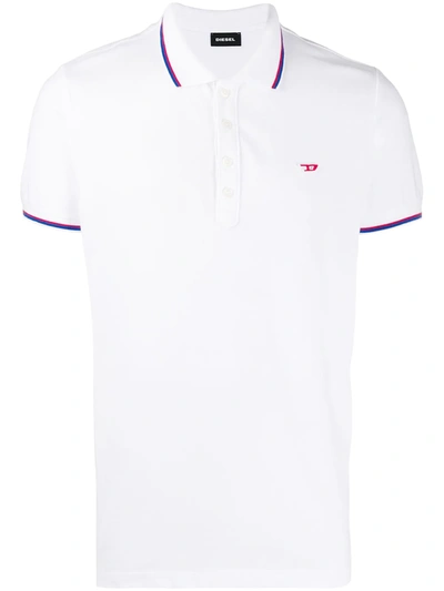Diesel T-randy-new Polo Shirt In White