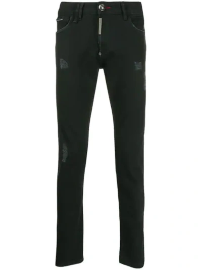 Philipp Plein Slim Fit Jeans - Black