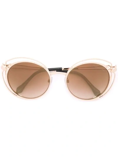 Roberto Cavalli 'cascina' Sunglasses - Metallic