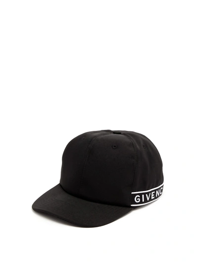 Givenchy Logo-jacquard Cap In Black
