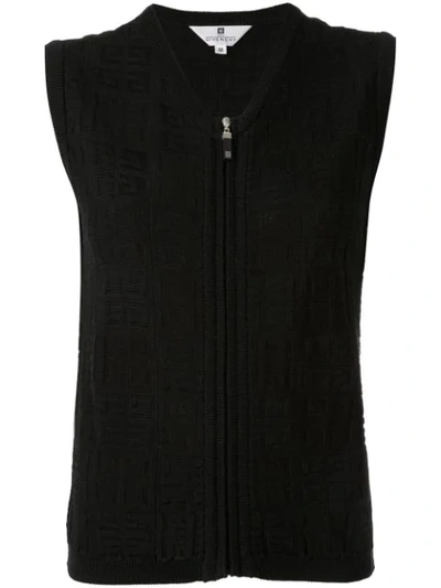 Pre-owned Givenchy Sleeveless Top In Black