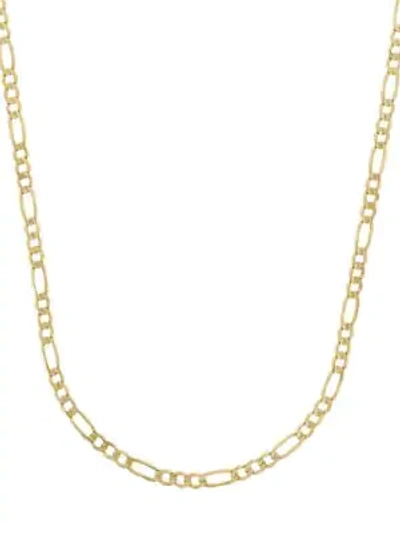 Saks Fifth Avenue 14k Yellow & White Gold Two-tone Figaro Link Chain